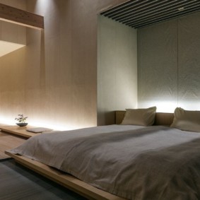 спальня в стиле минимализм оформление