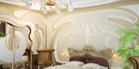 спальня в стиле модерн декор фото