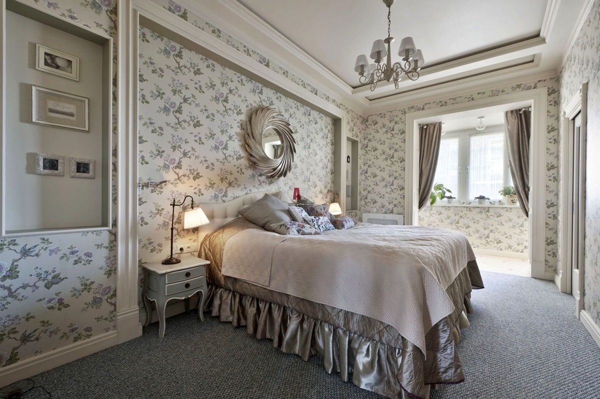 Спальня в стиле прованс: дизайн в деревянном доме и малогабаритной комнате