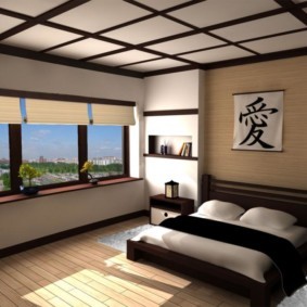 спальня в японском стиле фото идеи