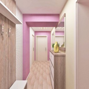 длинный коридор в квартире идеи декора
