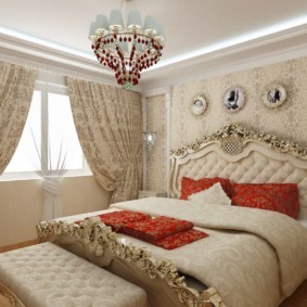 Спальная комната в классическом стиле