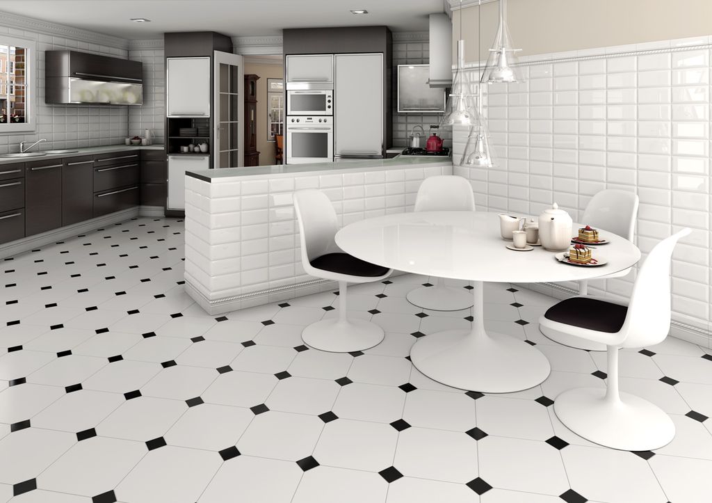 Какую плитку выбрать на кухню на пол?