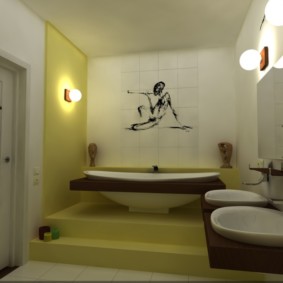 раздельная ванная комната идеи
