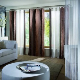 шторы в гостиной фото дизайна