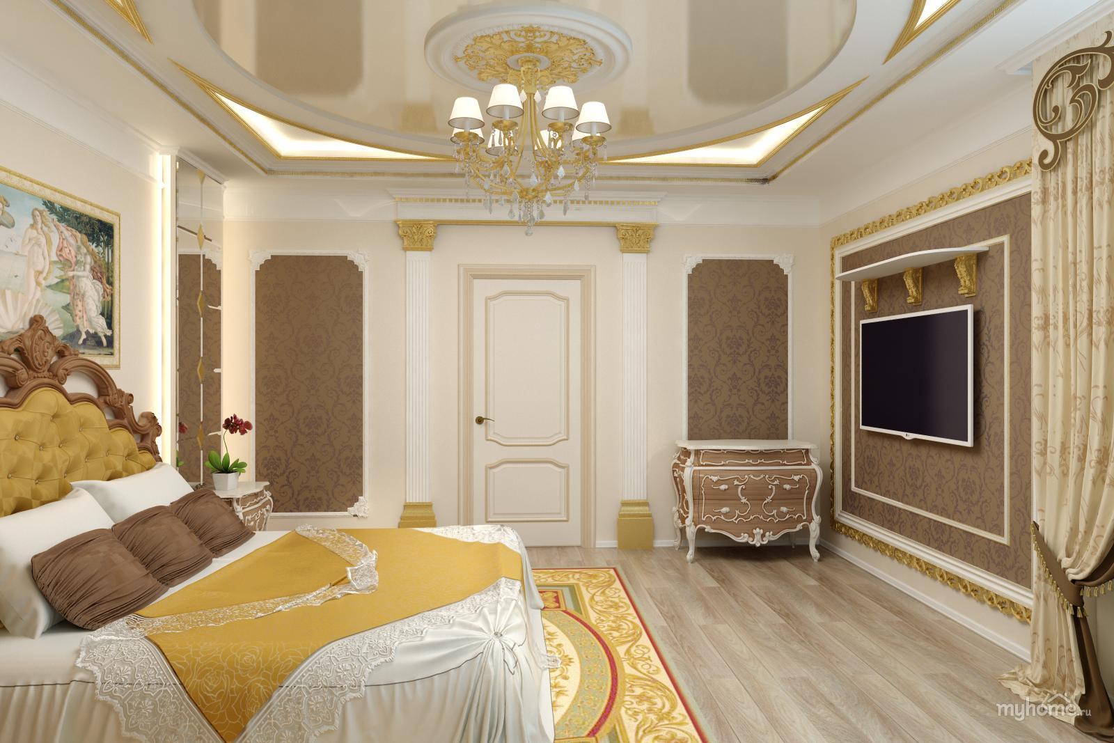 спальня в классическом стиле дизайн идеи