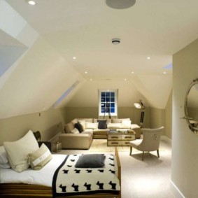 гостиная и спальня в одной комнате идеи дизайн