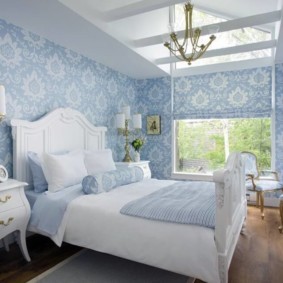 спальня в голубом цвете идеи декора