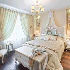 спальня в классическом стиле фото интерьера