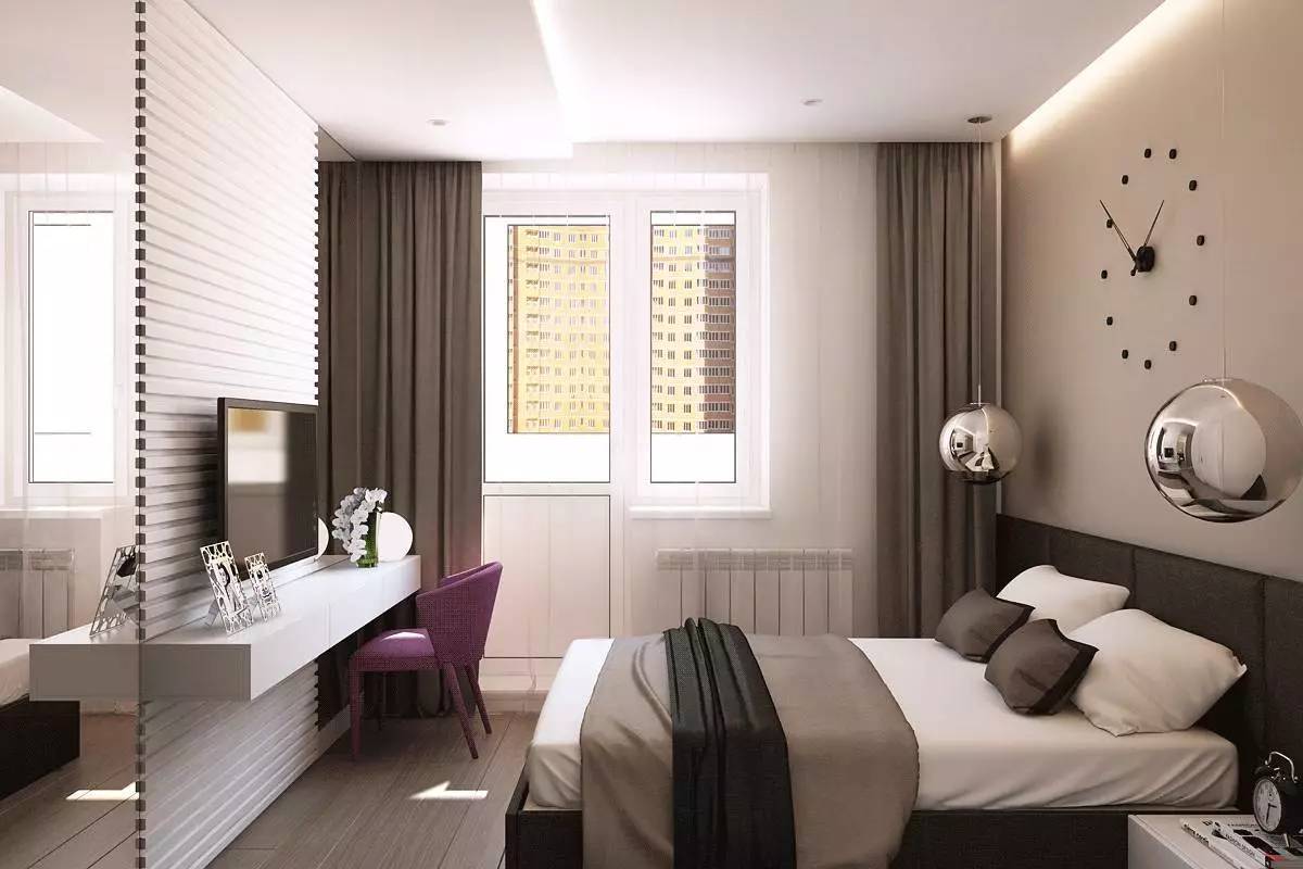 Дизайн спальной комнаты 16 кв м в современном стиле