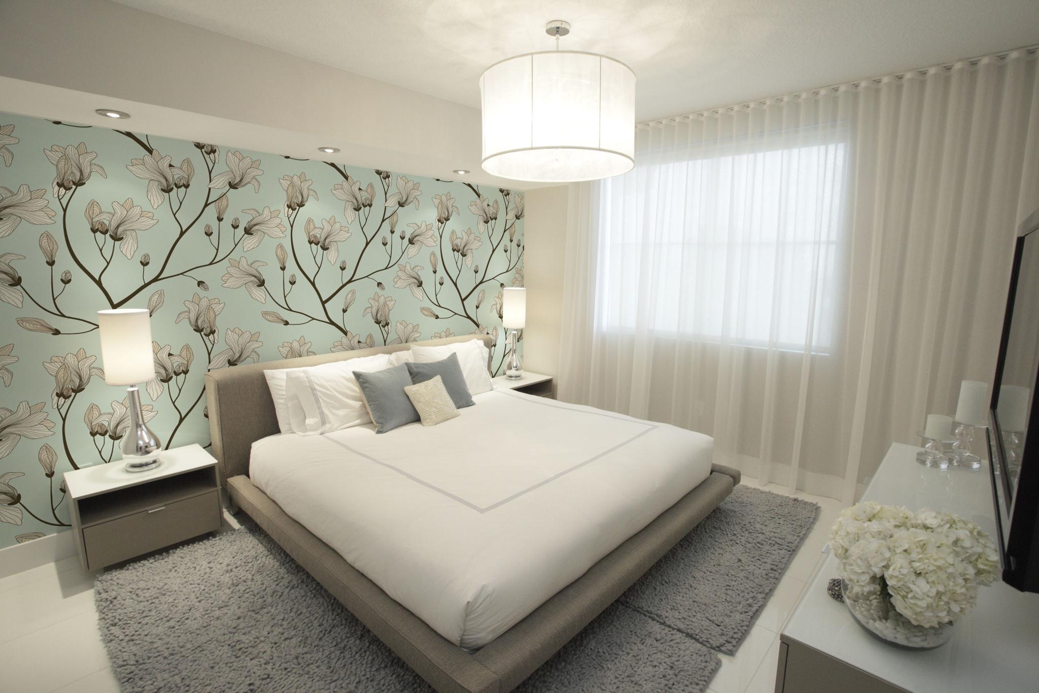 Дизайн спальни в светлых тонах современный стиль 18кв фото