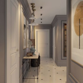 длинный узкий коридор в квартире дизайн
