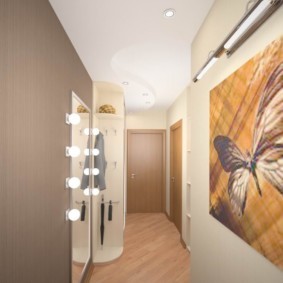 длинный узкий коридор в квартире фото дизайн