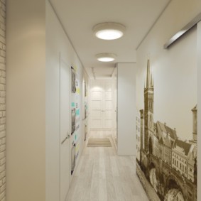 длинный узкий коридор в квартире интерьер фото