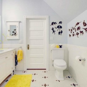 коврики для ванной комнаты идеи декора