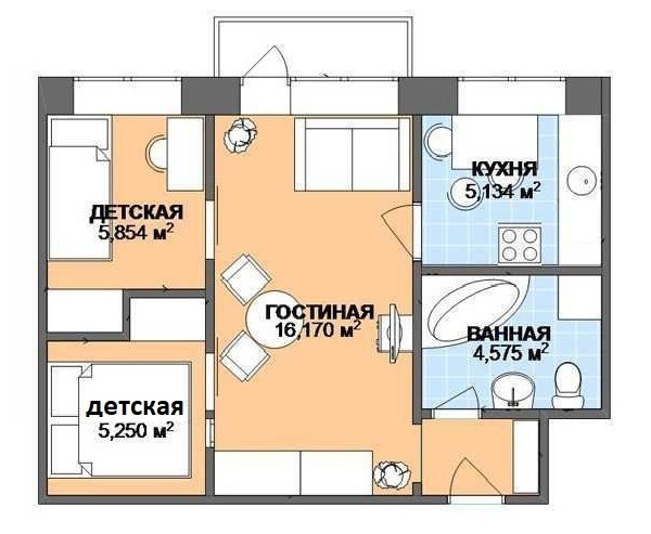 Как сделать из двухкомнатной квартиры трехкомнатную?