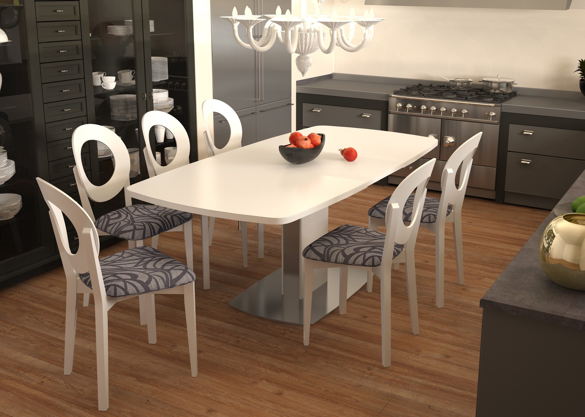 Кухонные столы в 12 стульев
