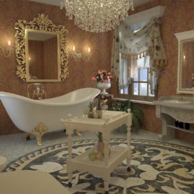 Ванная комната в стиле ампир