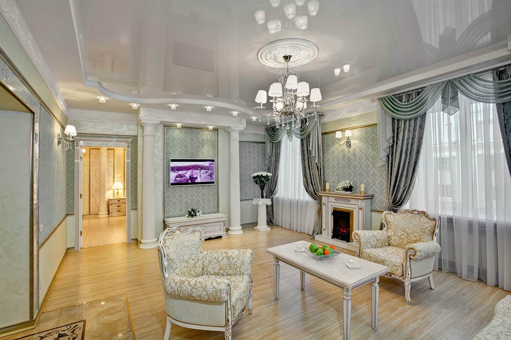 Красивые интерьеры гостиной в классическом стиле