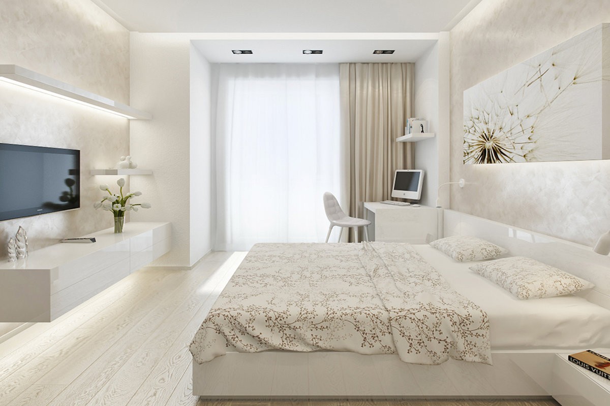 Дизайн спальни 15 м2 в современном стиле — ChaVo_klub
