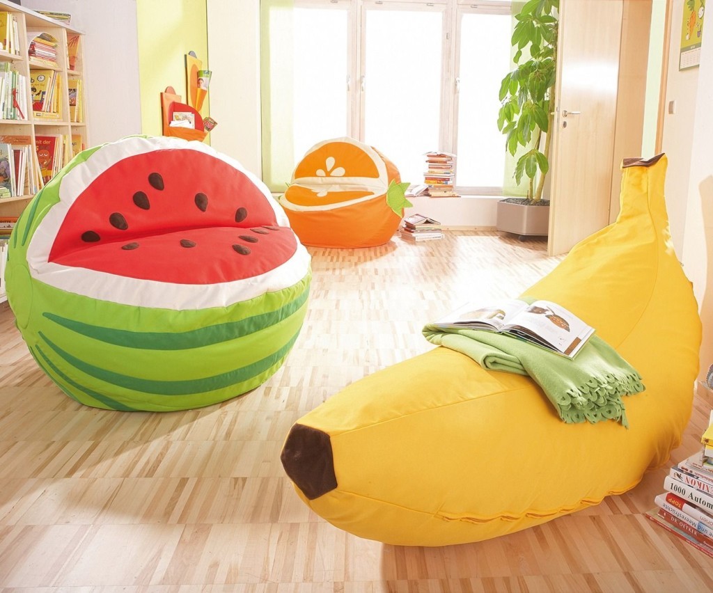 Кресло мешок в виде фруктов