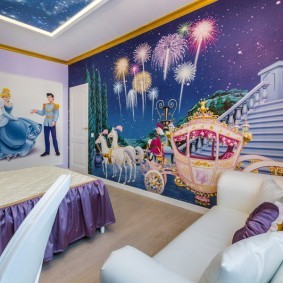 Интерьер детской комнаты в сказочном стиле
