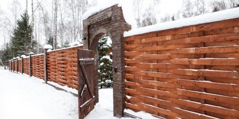 забор для частного дома