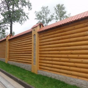 деревянный забор для участка идеи декора