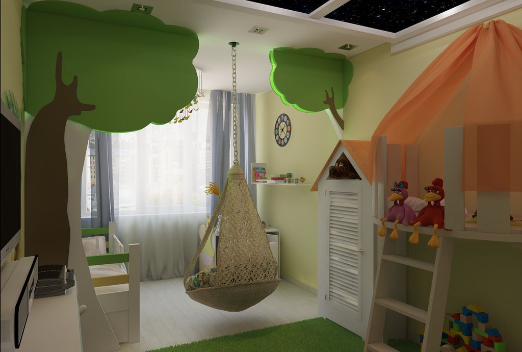 дизайн детской комнаты 14 кв