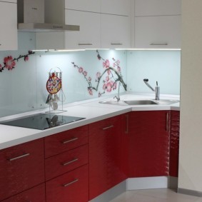 Фартук для кухни из МДФ: дизайн декоративной стеновой панели, какую ...