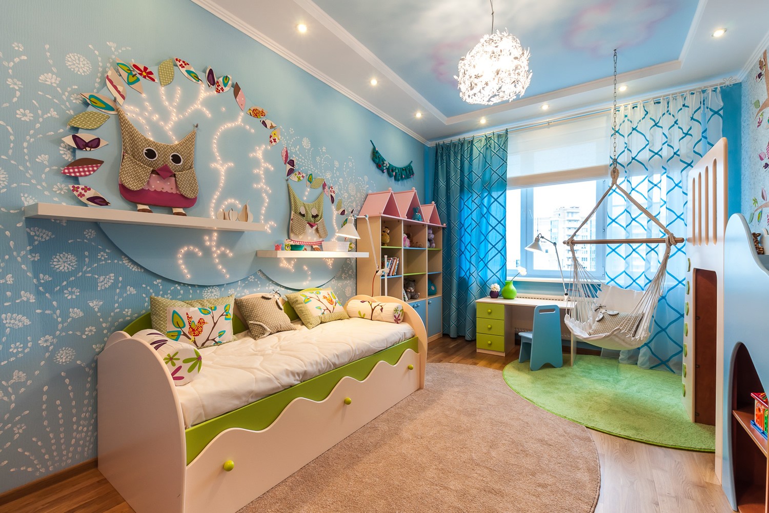 Декоративная отделка детской комнаты