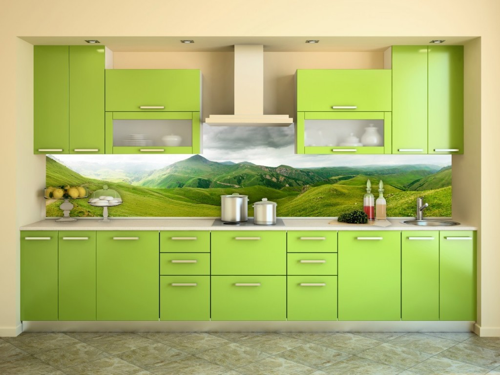 Фартук для кухни из МДФ: дизайн декоративной стеновой панели, какую ...