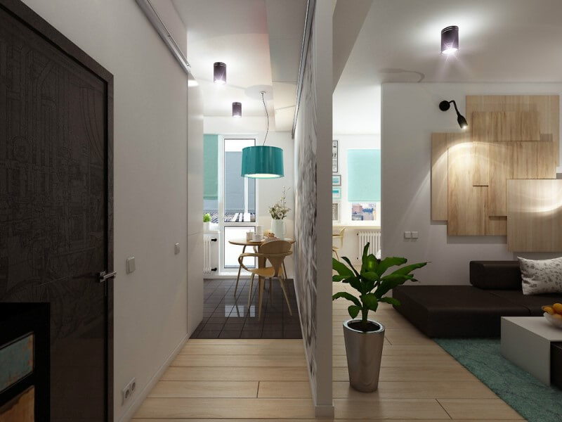 Обновляем двухкомнатную квартиру в хрущёвке: 4 новые планировки