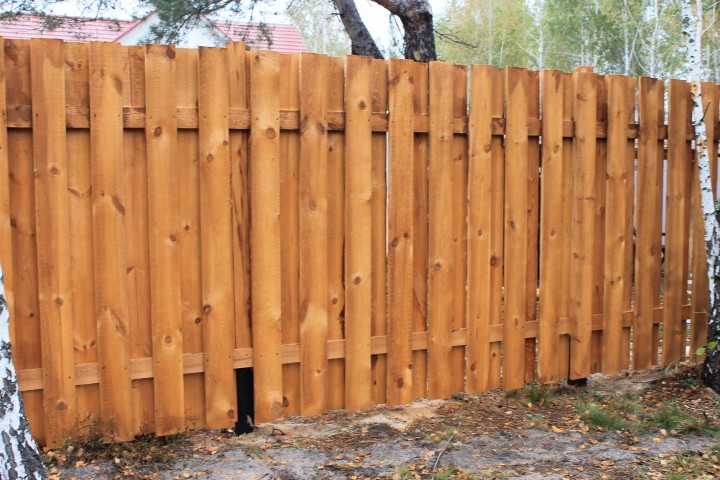Забор из горбыля красивый своими руками для дачи фото