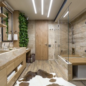 ванная комната 2019 эко стиль