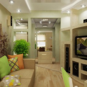 Перепланировка 4-комнатной хрущевки 60 кв м и дизайн переделки квартиры с фото