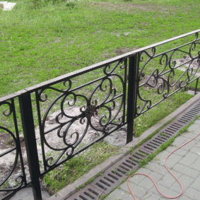 декоративный забор для сада