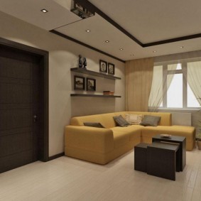 Дизайн небольшой гостиной комнаты