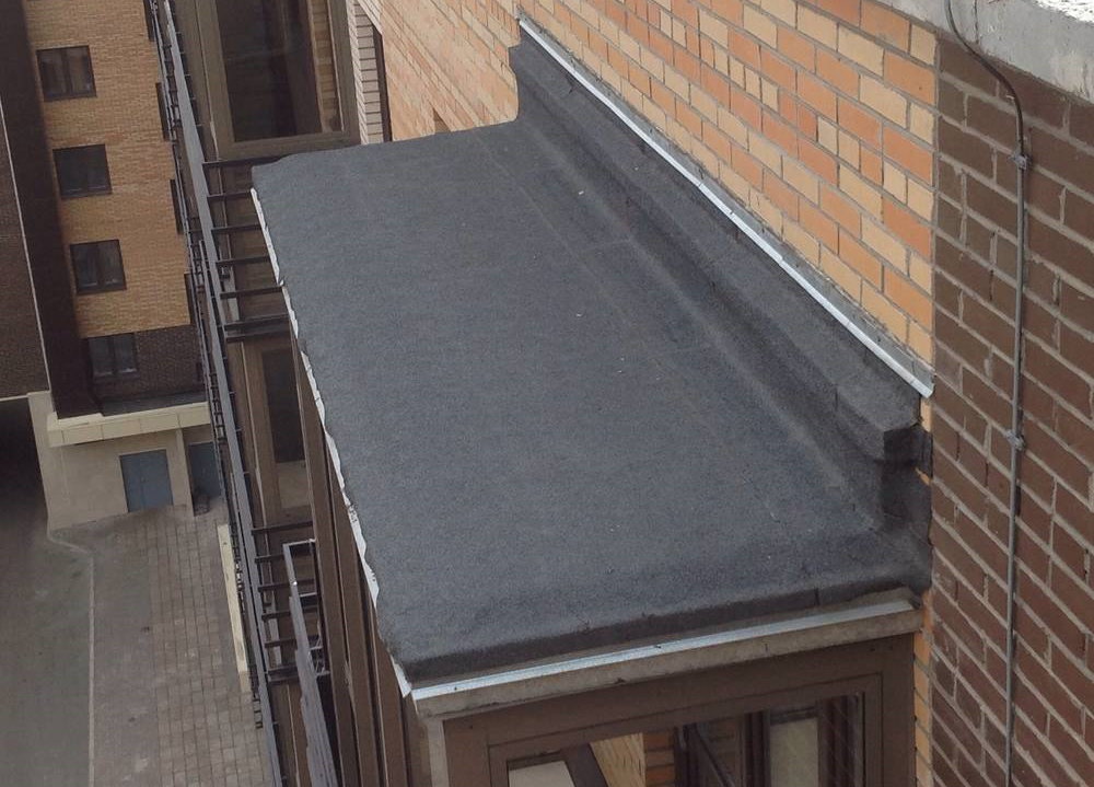 Гидроизоляция крыши балкона на последнем этаже