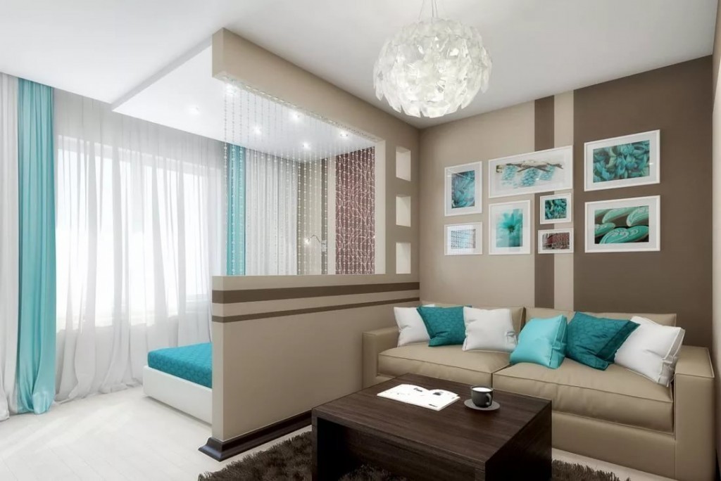 Дизайн комнаты в однокомнатной квартире 16 кв м: планировка и интерьер .
