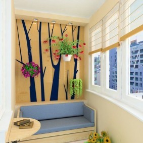 детская комната на балконе дизайн
