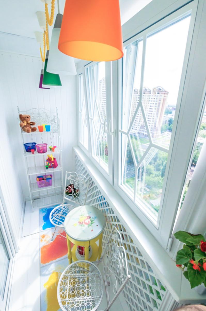 Дизайн балкона для детей