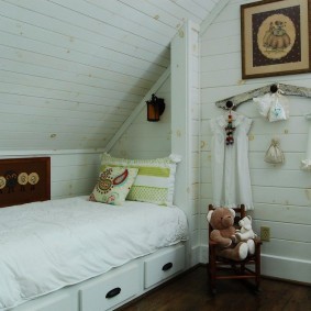 детская комната в деревянном доме