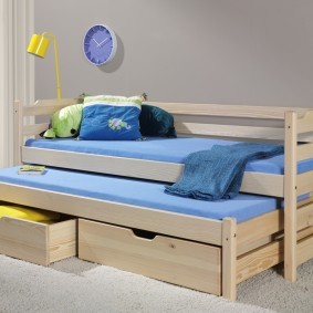 детская кровать из массива дерева идеи дизайн