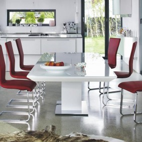 столы и стулья для гостиной идеи дизайн