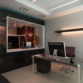 Интерьер кабинета в современном стиле