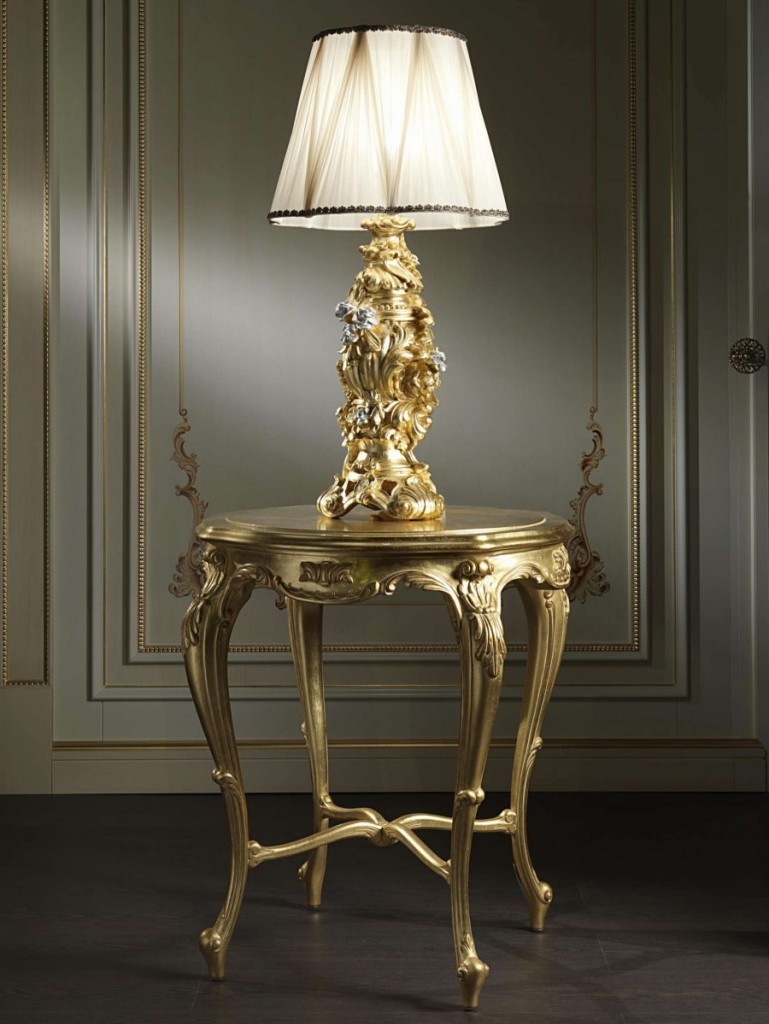 Роскошная лампа в стиле барокко для спальни