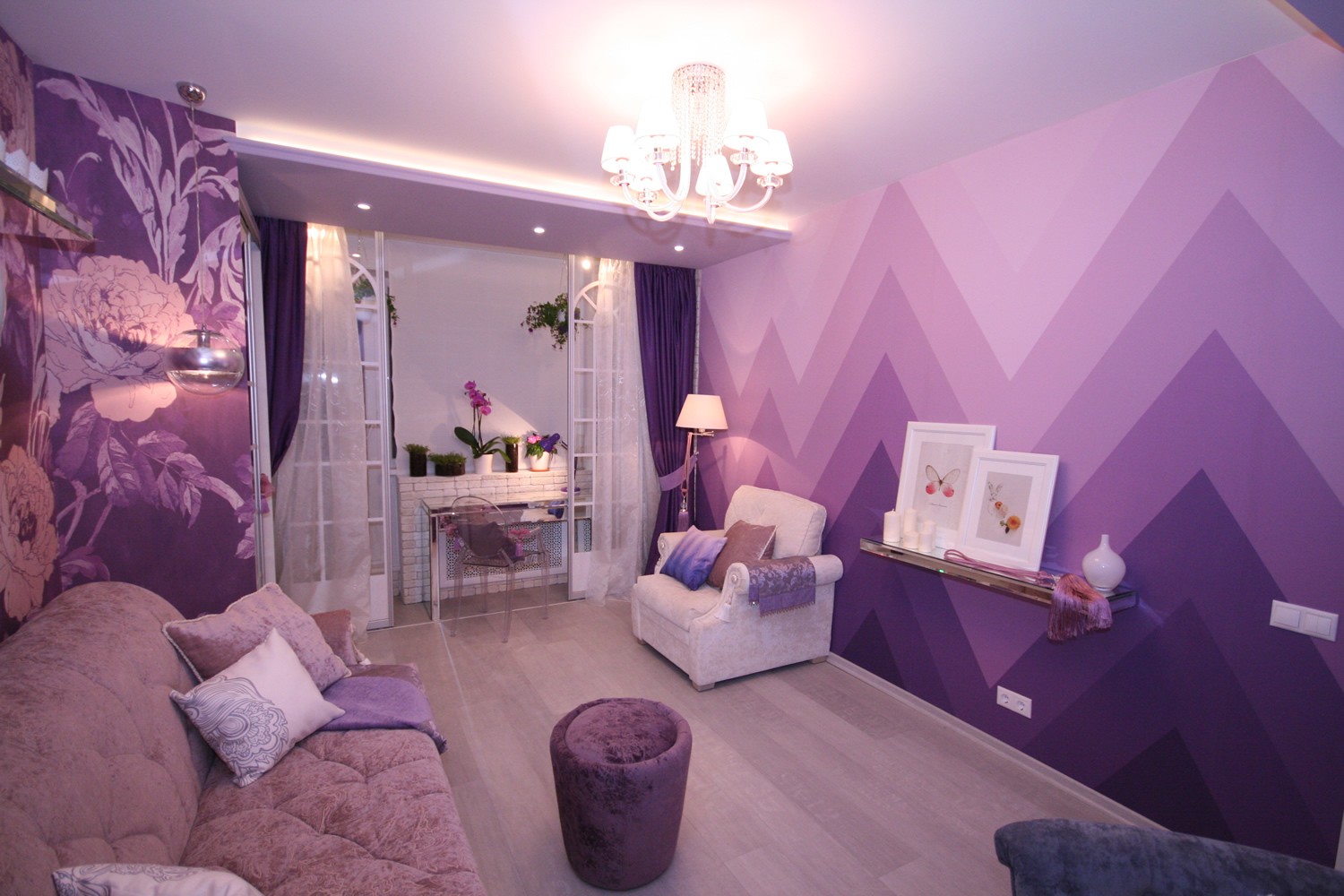 Дизайн Фиолетовой Комнаты