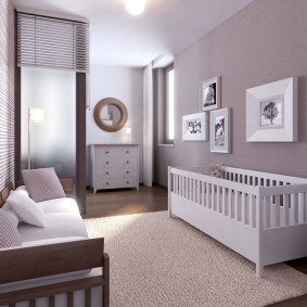 спальня и детская в одной комнате идеи декора