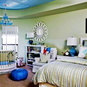 спальня и детская в одной комнате идеи дизайн